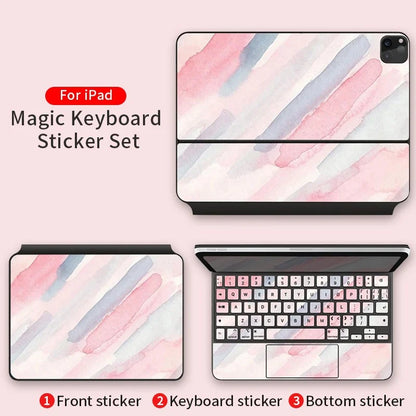 Suitable For Magic Keyboard Skin Sticker 2025 iPad Pro M4 11/13 Inch iPad A16 11in iPad Air M2/4 11 Tablet Sticker Full Decal