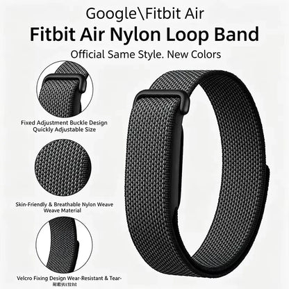 Nylon Strap For Google Fitbit Air Smart Watch Band Breathable Fabric Replacement Adjustable Wristband Bracelet Correa Accessorie