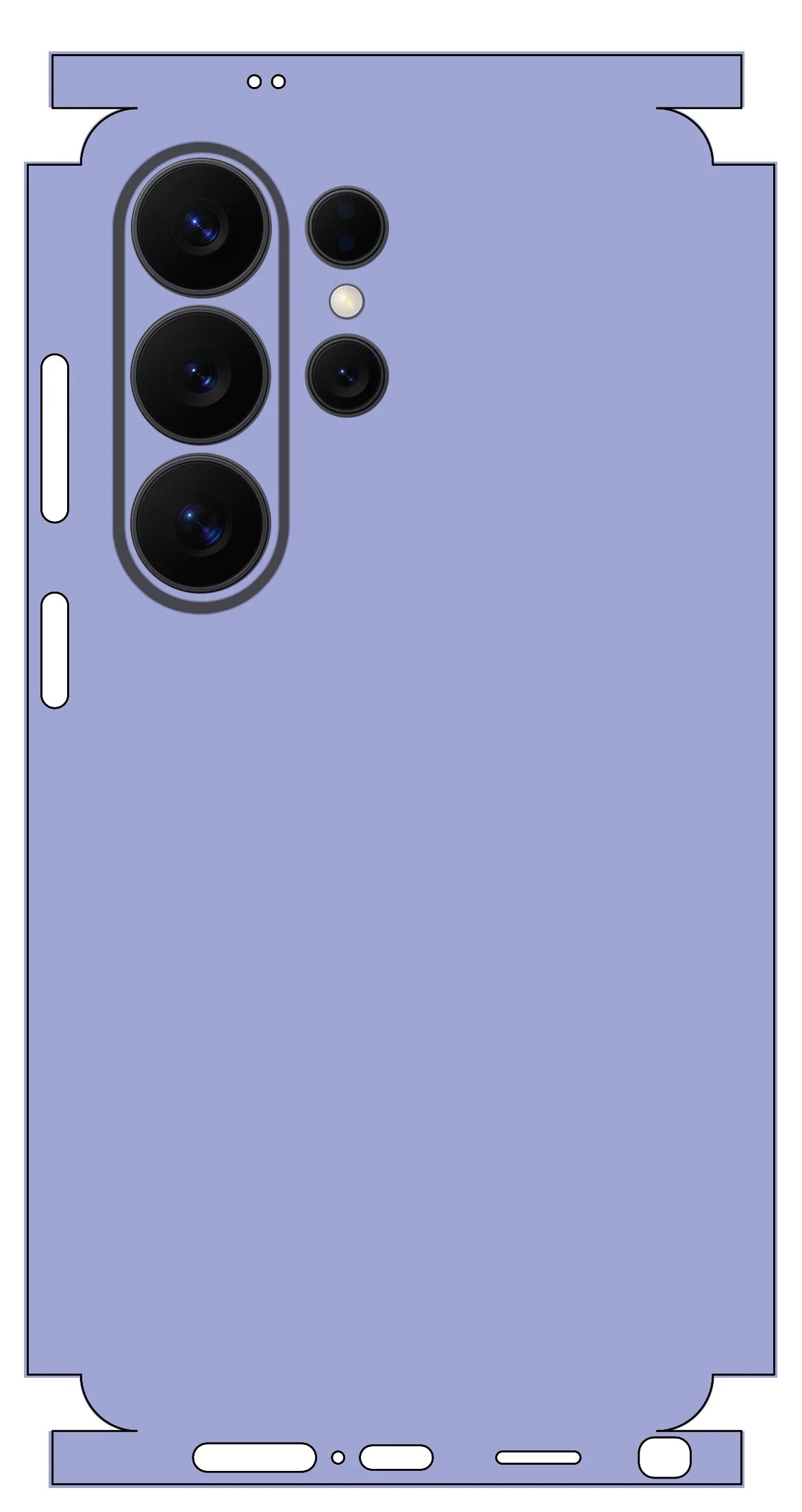 MX005 Sticker Skin for Samsung S26 S25 S24 Ultra Phone Skin Wrap Back Film S26Plus Frame Camera Protective Decal
