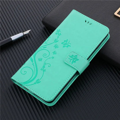 S8 S9 Plus S10 S20 FE S21 S22 S23 Ultra PU Leather Wallet Cover For Samsung Galaxy S23 FE S10 Plus Holder Flip Stand Phone Case