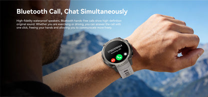 2026 Military Satellite Offline Map GPS Smart Watch Men 1.43''AMOLED Bluetooth Call Compass 5ATM Waterproof 170+Sport Smartwatch
