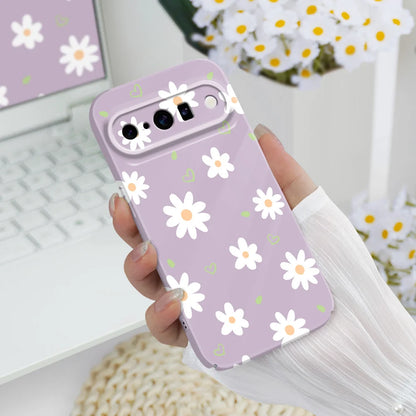 Tender Daisy Phone Case For Google Pixel 10 9 9A 8 8A 7 7A Pro XL 5G Film Hard Cover