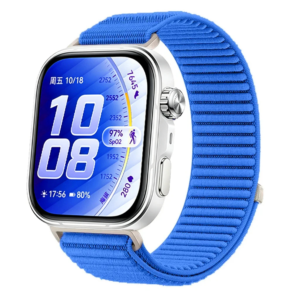 Official Nylon Braided Strap for Huawei Watch Fit 5/5 Pro Breathable Bracelet Watchband Huawei Watch Fit 4 Pro/4/3 Accessories