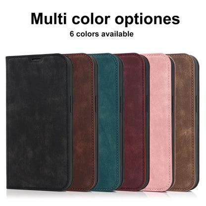 For Magsafe Wallet Leather Flip Case For iPhone 12 13 14 15 16 Pro Max mini Magnetic Wireless Charging Book Folio Cover