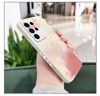 Artistic Patterns Phone Case For Samsung Galaxy S25 S24 S23 S22 S21 S20 Ultra Plus FE Note 20 Ultra 10 9 Plus Cover