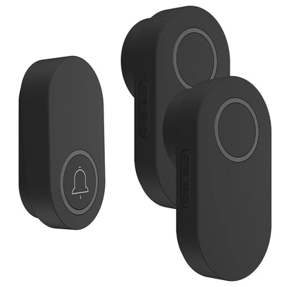Newest Household High Volume Self Powered Wireless Doorbell US/EU/UK Plug Battery Free 60 Songs Waterproof Kinetic Door Bell