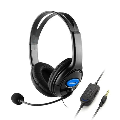 with Microphone Wired Gaming Headset Noise Isolating Over Ear Music Headphones Stereo Deep Bass Gamer Earphone Laptop PC