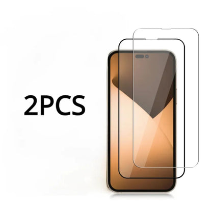 2.5D Full Coverage HD Clear Tempered Glass For iphone 14 15 13 12 11 Pro Max Screen Protector For IPhone 7  8Plus X XR XS Max