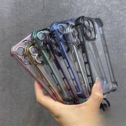 For Vivo S50 S30 Pro mini Y500 Pro Y50 Y31 2025 Y300 GT Y21D VivoY500 Plating Frame Casing With Strap Rope Shockproof Back Cover