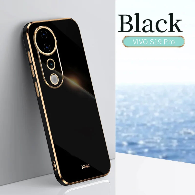 Funda Vivo V50 Lite 4g 5g Luxury Fashion Plating Case For VIVO V50 Lite Soft Slim Silicone Shockproof High Quality Phone Cover