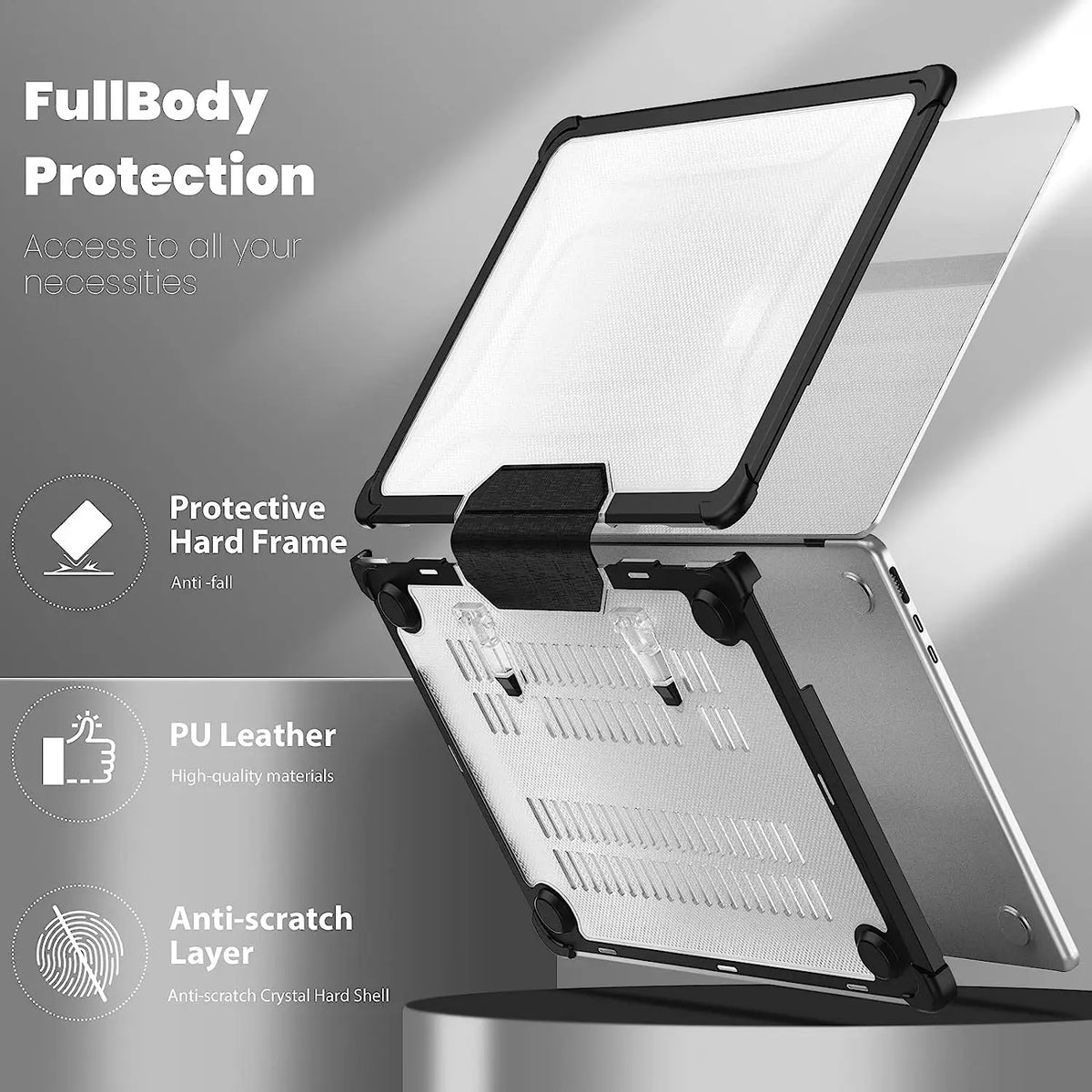Laptop Case for Macbook Air 13 2020 M1 A2337 for 2024 Air 13.6 A2681 Case for Pro 13 14 16 Cover for Air 15.3 A2941