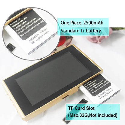 4.3" Inch Door Viewer Video Peephole Camera Motion Detection Monitor Digital Ring Doorbell Video-Eye Safety Recording