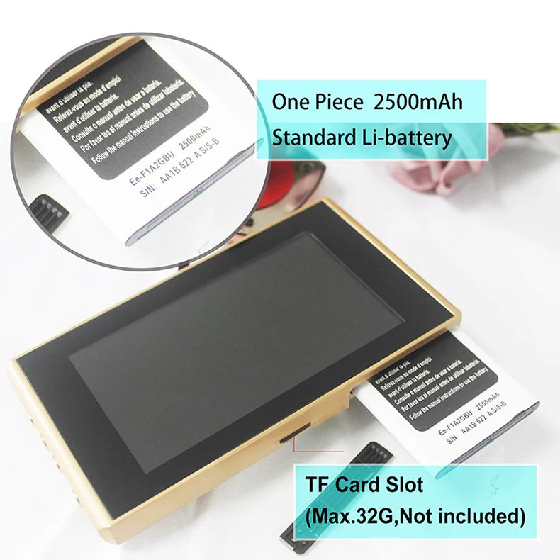 4.3" Inch Door Viewer Video Peephole Camera Motion Detection Monitor Digital Ring Doorbell Video-Eye Safety Recording