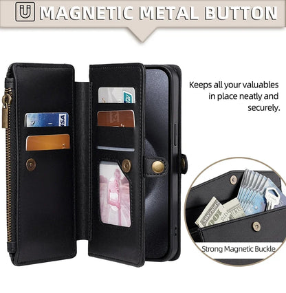 Flip Cover Wallet Phone Case For Samsung Galaxy S26 S25 S24 S23 S22 S21 FE Plus Ultra Edge 5G PU Leather Multi-Functional Bags