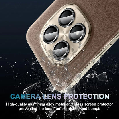 Alloy Camera Glass Case For Xiaomi Redmi Note 15Pro 15 17 Pro Max 5G 3D Metal Ring Lens Protector Note15 Pro+ 14Pro Plus 14 4G