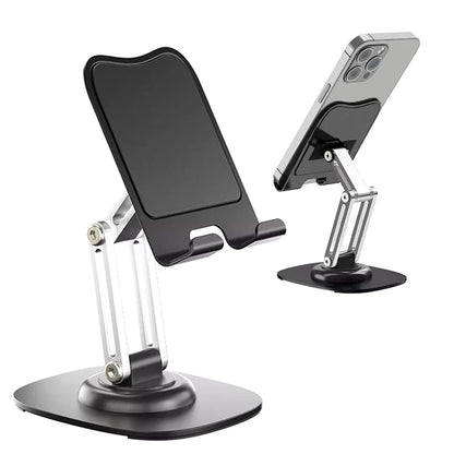 360° Rotation Portable Tablet Holder For Phone iPad iPhone 17 Xiaomi Folding Lazy Desktop Live Mobile Phone Stand Mount Bracket