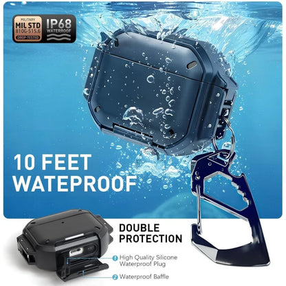  for New AirPods Pro 3 Waterproof Case Full Heavy Duty Protection Cover Anti-Scratch Hard Shell Cover For AirPods 4 Pro 3 Cover