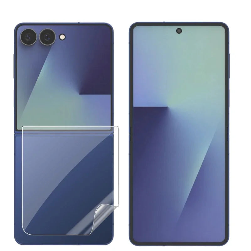 Anti-scratch Screen Protector For Samsung Galaxy Z Flip 7 6 5 Flip7 Flip6 Flip5 Protective Soft Hydrogel Film For ZFlip7 ZFlip6