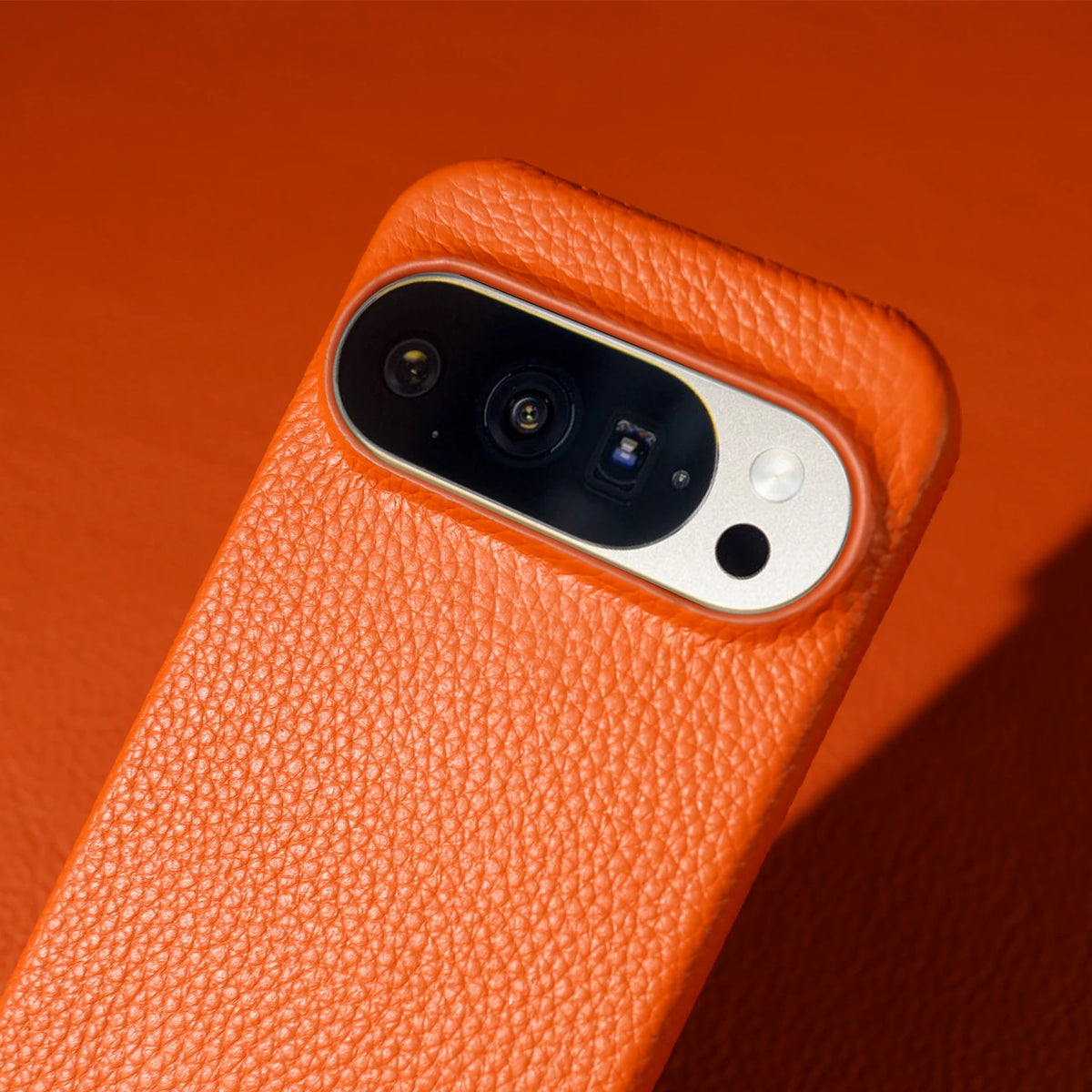 Luxury Lychee Grain Genuine Leather Back Cover Case for Google Pixel 10 Pro XL 9 8 7 6 5 5A 6A 7A 8A 9A Phone Cases Coque Funda