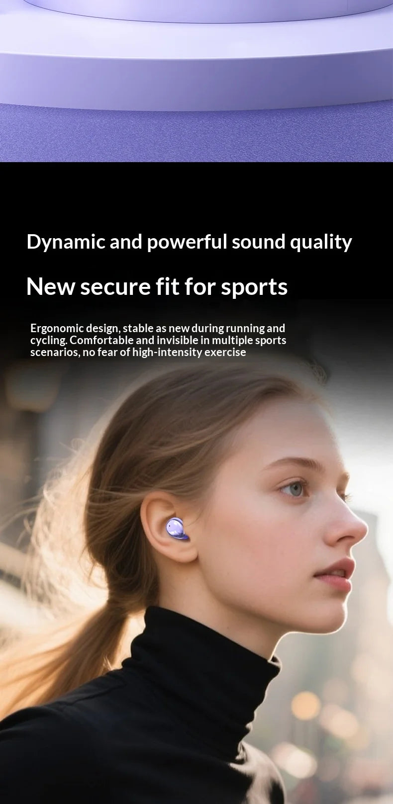 Low Latency Gaming Bluetooth Earbuds All-Day Comfort Long Battery Immersive Audio Built-In Mic Suitable for Travel and Workout