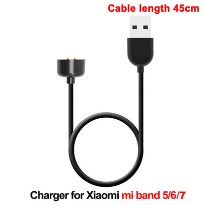 USB Magnetic Charger Wire For Xiaomi Mi Band 7 Pro Smart Watch Charging Cable For Xiaomi 6 5 4 3 2 Portable USB Charger Adapter