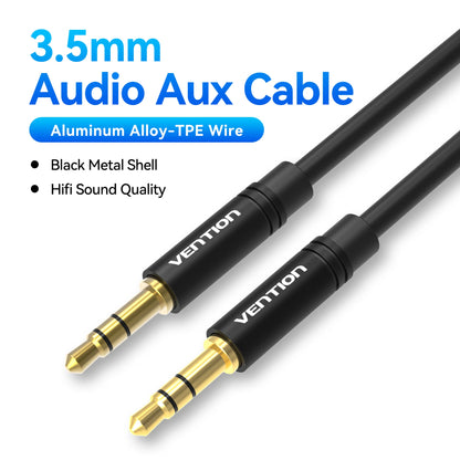 Vention 3.5mm Jack Audio Cable Male to Male 3.5mm Audio Aux Cable Jack for Phone Car Headphones Speaker Cable Wire Line Aux Cord