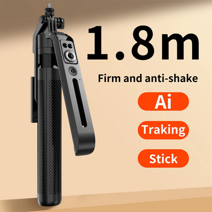 COOL DIER C12 AI Tracking Gimbal Tripod Gimbal Stabilizer Wireless Selfie Stick Foldable Holder With Bluetooth Shutter For Live