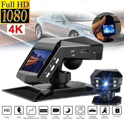 4k HD Car DVR Dash Cam 1080P Video Recorder Free 256G memory card gift 170 Angle Night Vision Car Recorders Cycle Recording Dash