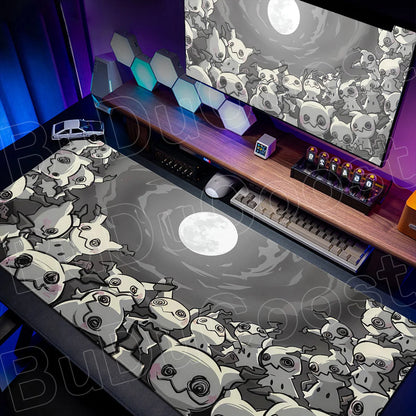 90x40cm Pokemon Mimikyu Mouse Mat Washable Notbook Gamer Keyboard Carpet XXL HD Print Non-slip Rubber Desk Computer Extended Pad