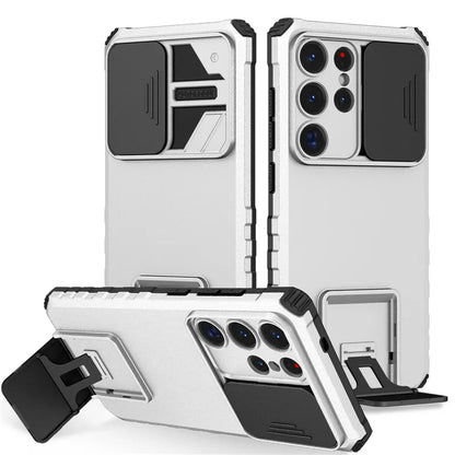 Shockproof Armor Funda For Samsung Galaxy S20 FE S21 S22 S23 S24 Plus Note 20 S25 Edge S26 Ultra 5G Slide Lens Protect Case