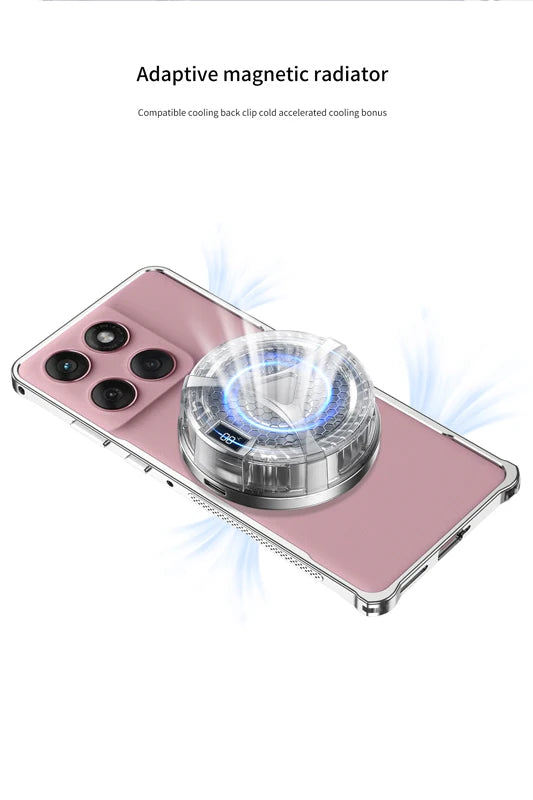 For MOTO Edge 60 Case on Metal Frame Heat Dissipation Motorola Edge 60 Pro Fusion Caque