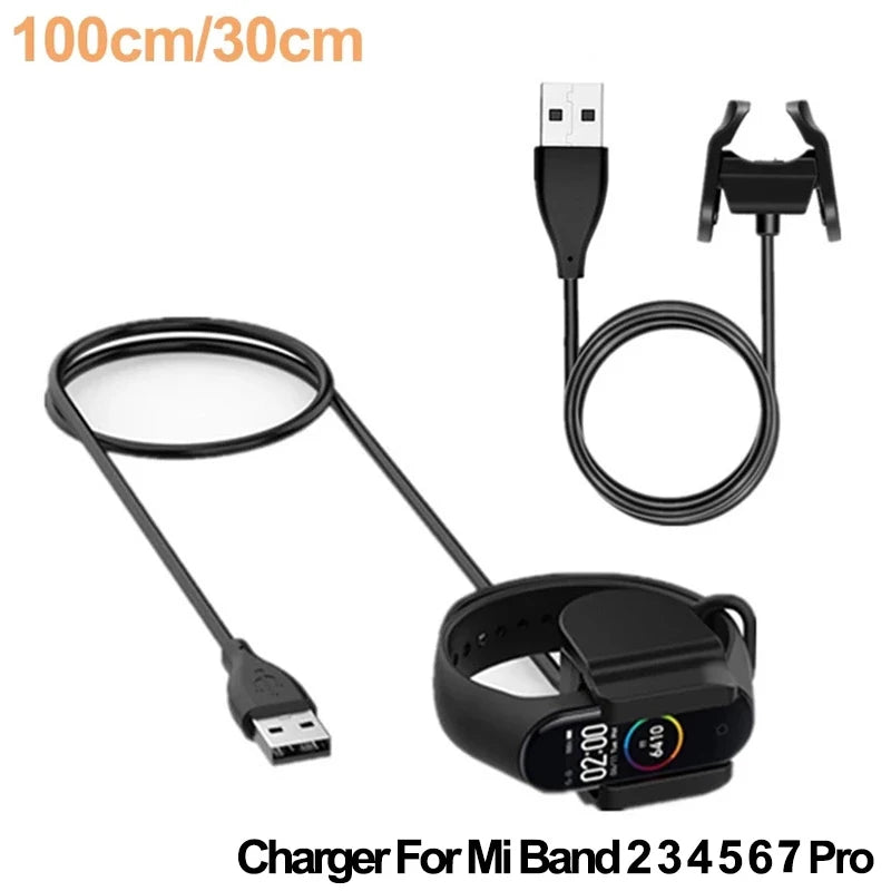 USB Magnetic Charger Wire For Xiaomi Mi Band 7 Pro Smart Watch Charging Cable For Xiaomi 6 5 4 3 2 Portable USB Charger Adapter