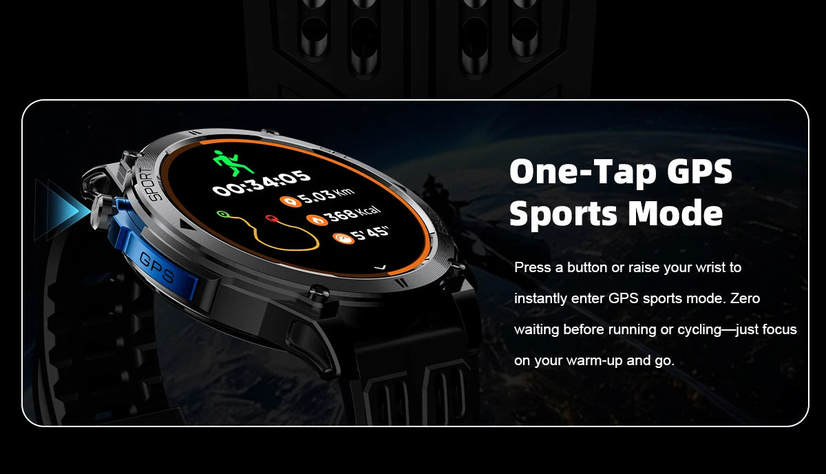 2026New T-RX4 Ultra GPS Smart Watch For Men 6-star GPS Positioning 10ATM Waterproof 850mAh Battery Compass 170+Sports Smartwatch