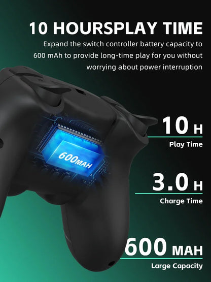 DATA FROG Lightweight Gaming Gamepad NFC Turbo Burst Function Dual Motor Vibration Controller For Switch OLED Lite