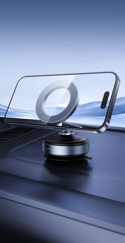 New Car Magnetic Mobile Phone Holder 360 Degree Rotation, Vacuum Adsorption, No Need To Charge, Suitable for Car Navigation