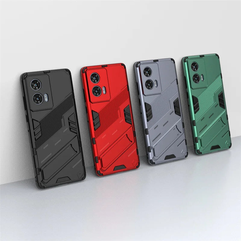 For Motorola Edge 50 Fusion 5G Case Magnetic Armor Shockproof Stand Phone Cases for Moto Edge50 Fusion Edge50Fusion Back Cover