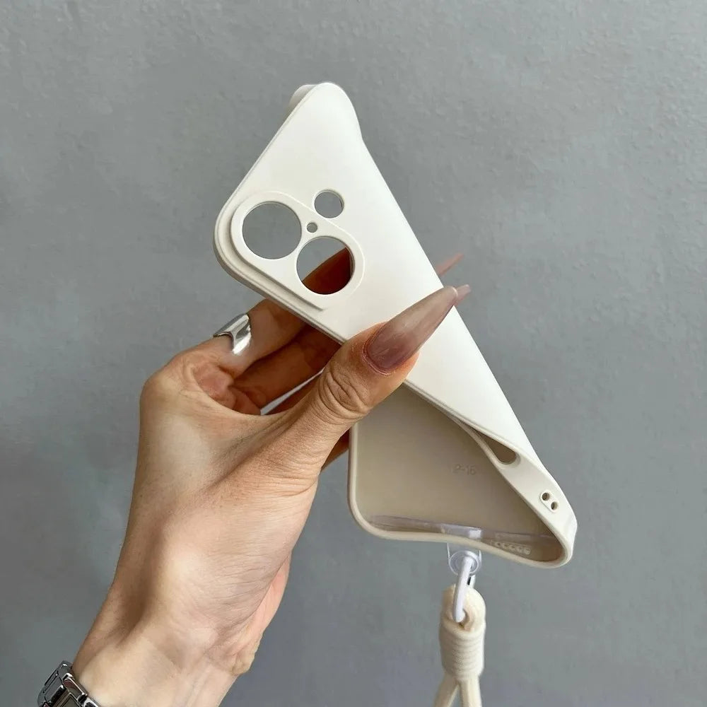 Case For Google Pixel 10 Pro Rope Lanyard Strap Phone Case For Google Pixel 10A 9 9A 9 10 Pro XL 7 7A 8 8A Soft Silicone Cover