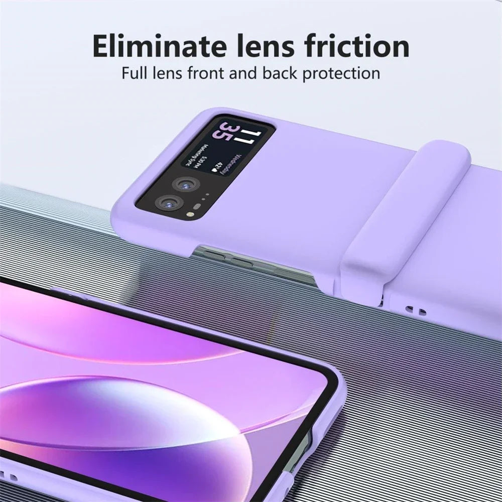 Candy Color Hinge Protective Phone Case For Motorola Razr 70 60 50 40 Ultra Skin Feel Shockproof Cover PC Bumper Shell Funda