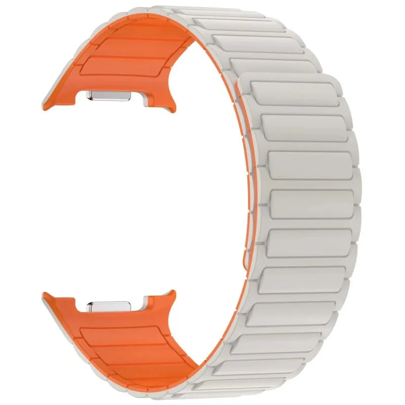 Silicone Strap For Samsung Galaxy Watch 8 40mm 44mm Magnetic Bracelet Accessories Wristband For Galaxy Watch 8 Classic 47mm Belt
