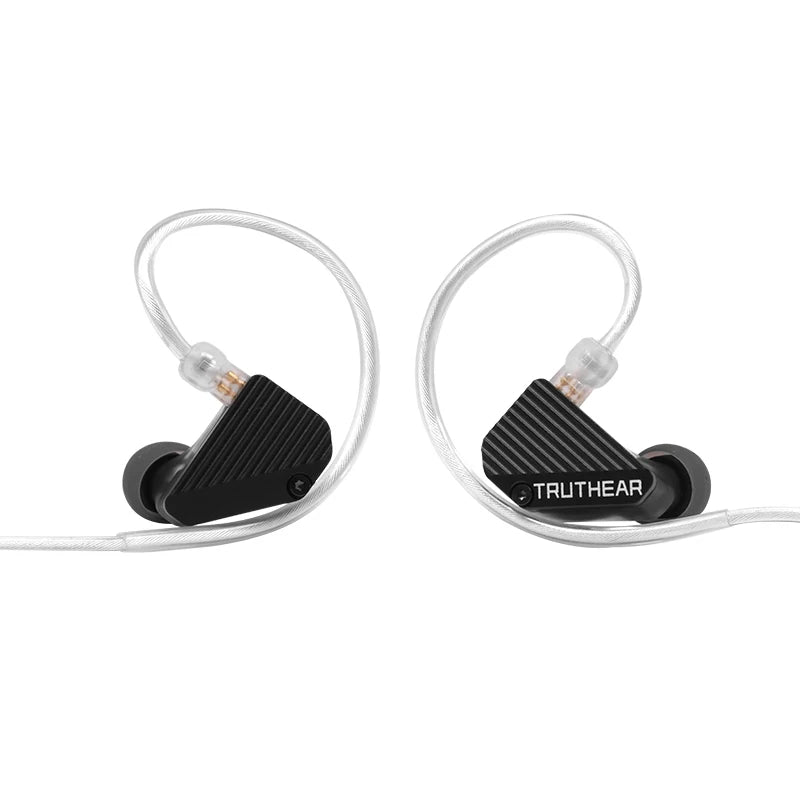 TRUTHEAR PURE Earphones 1DD+3BA Hybrid Wired In-Ear Headphones HIFI Earplugs 3.5mm Plug 0.78mm 2Pin Gaming Headset