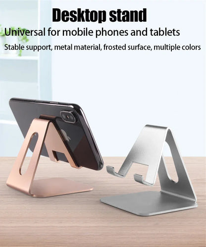 Universal Lazy Tablet Bracket Desktop Metal Mobile Phone Stand for All Smartphone iPhone Xiaomi Samung Galaxy Tab Live Mount