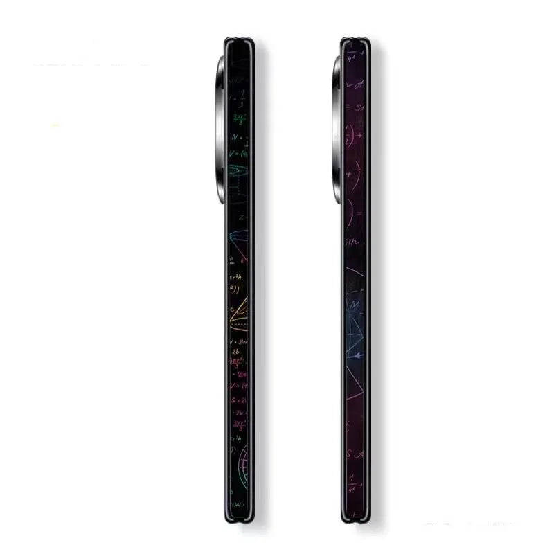 2PCS Pain Color Frosted Hinge Skin For VIVO X Fold2 X Fold3 Side Skin Hinge Protector Film Cover Wrap Sticker