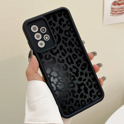 Leopard Pattern Case For Samsung Galaxy S25 Ultra Case Samsung S26 Ultra S24 FE S25 Plus S23 S22 S21 S20 FE A73 5G Cases Cover