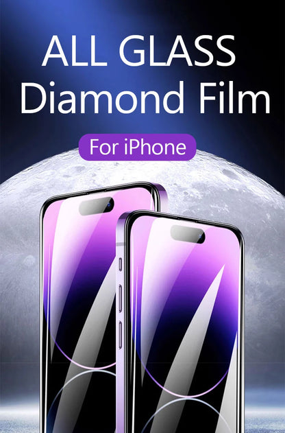 3PCS Tempered Glass For iPhone 12 13 11 14 Pro Max Plus 13 Mini Screen Protector For iPhone 15 16 17 Pro Max 17 Air 16E Glass
