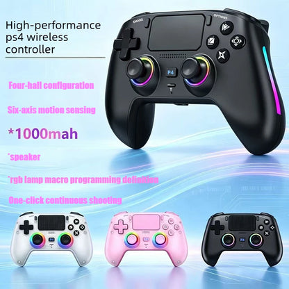 Wireless Gamepad Gyro Sensor Hall Joystick and Effect Trigger Built-in Speaker for PS5 ps4 Wired Controller Gamer Wireless Game