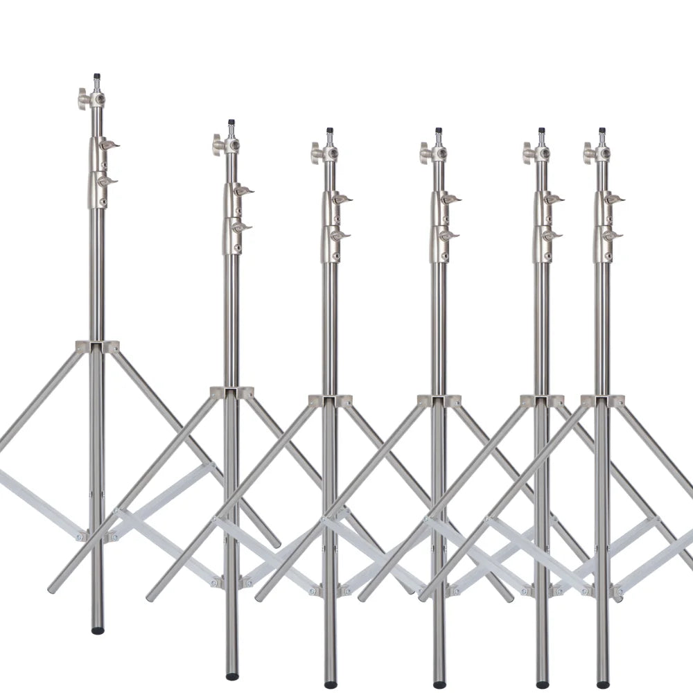 Super Stable Stainless Steel Big Tripod 2.8M Foldable Lighting Stand Tripod Photography For Fill Spot Light Softbox Photo Studio