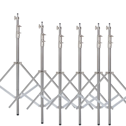 Super Stable Stainless Steel Big Tripod 2.8M Foldable Lighting Stand Tripod Photography For Fill Spot Light Softbox Photo Studio