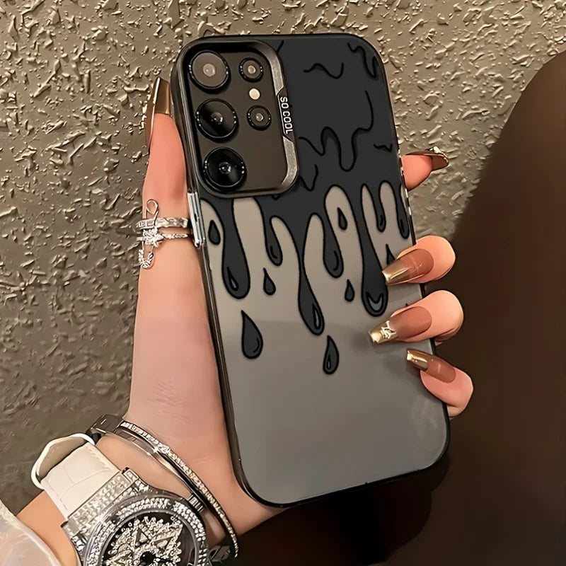 Fashion Leopard Pattern Hard Phone Case For Samsung Galaxy S25 Ultra Case Samsung S24 Ultra S26 S23 FE S22 S 25 Back Cover Funda