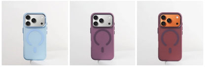 For iPhone 17 16 15 18 Pro Max Air Business Simple Frosted Clear For Magsafe Case Shockproof Magnetic Charge Thin Hard Cover