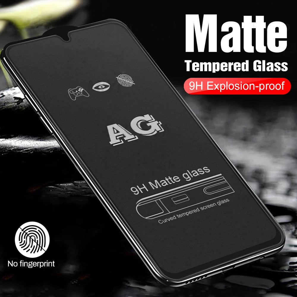 Matte Protective Glass For Samsung S24 Ultra S20 FE S22 S21 S23 Plus Screen Protector Samsung S10 Lite Note 20 A25 A24 A23 A21S
